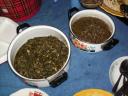 Traditionnelles : les sauces. Ici du Foléré et du folon.